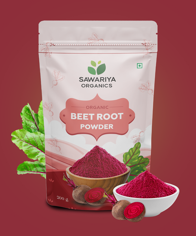 Premium Organic Beetroot Powder – Energy & Blood Circulation