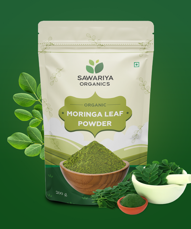 Organic Moringa Leaf Powder – Boost Immunity & Daily Wellness