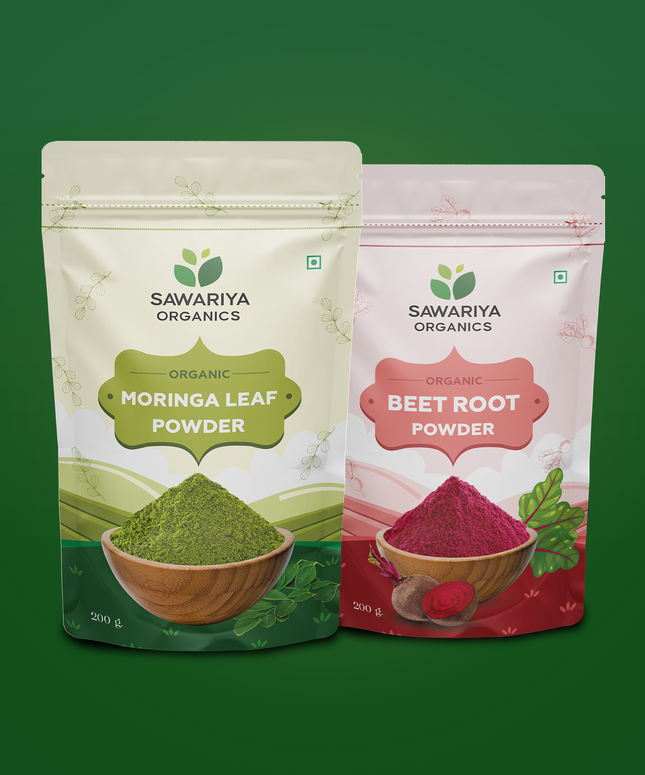 Moringa + Beetroot Superfood Combo